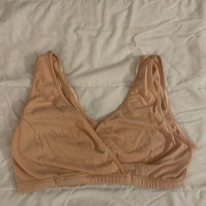 Breastfeeding bra - peach
